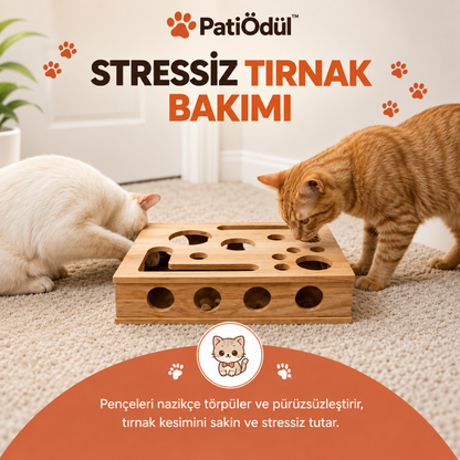 PatiÖdül™ Kedi Tırnak Törpüleme & Oyun Kutusu