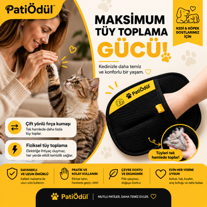 PatiÖdül™ Çift Yönlü Tüy Toplama Eldiveni