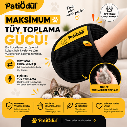 PatiÖdül™ Çift Yönlü Tüy Toplama Eldiveni