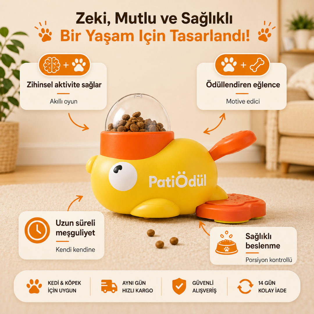 PatiÖdül™ – İnteraktif Zeka & Ödül Oyuncağı