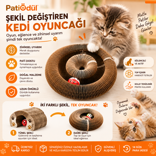 PatiÖdül™ Akıllı Tırmalama ve Oyun Yatağı