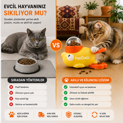 PatiÖdül™ Zihni Çalıştıran Mama Oyuncağı
